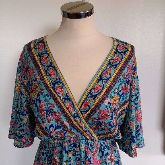 Cupshe Boho Beach Cover up Tunic Dress - Picture 2 of 6